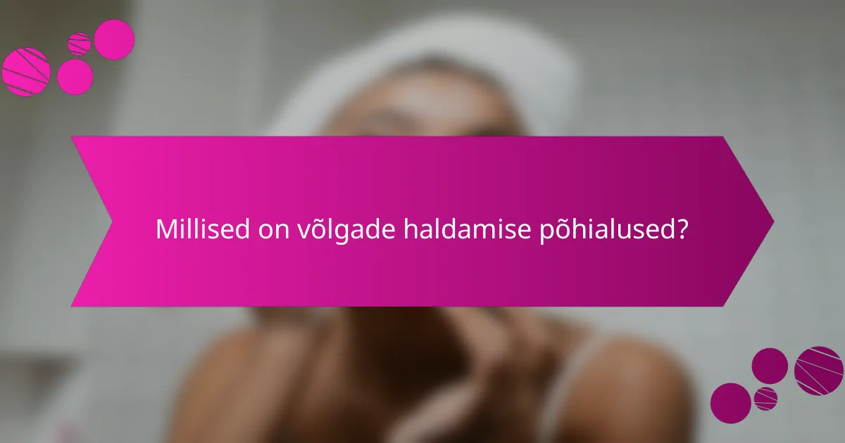Millised on võlgade haldamise põhialused?